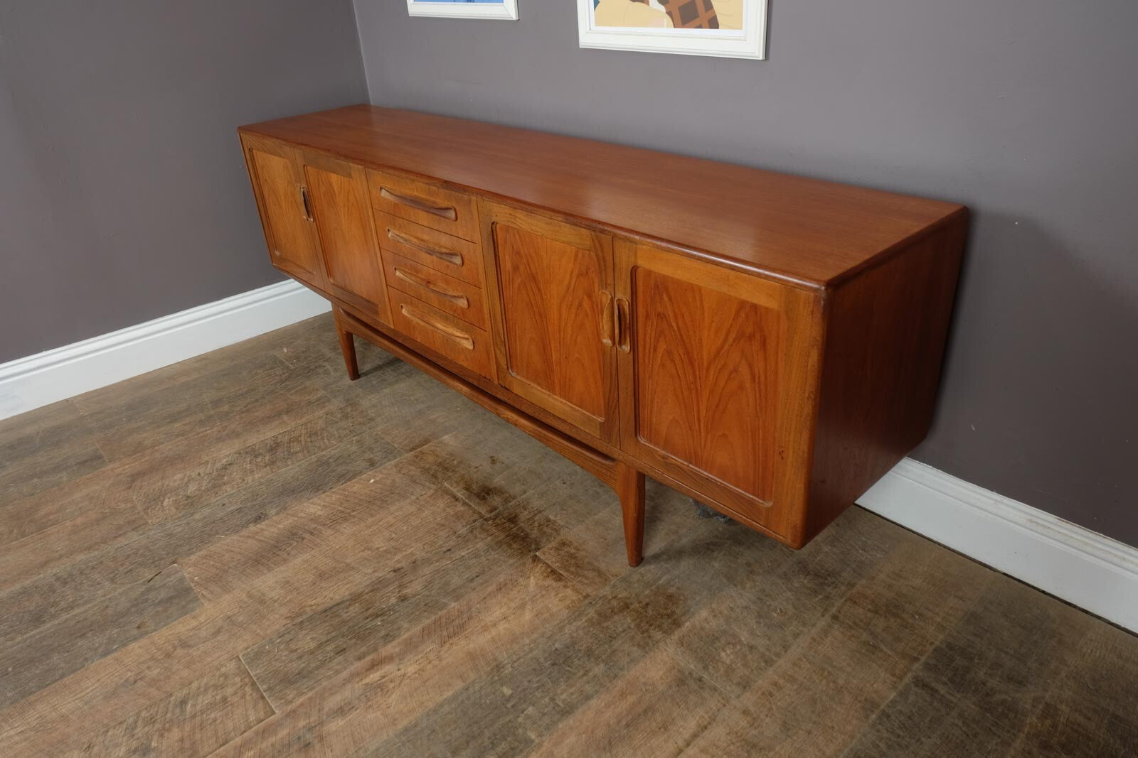 Vintage Retro G Plan Fresco Long John Teak Sideboard