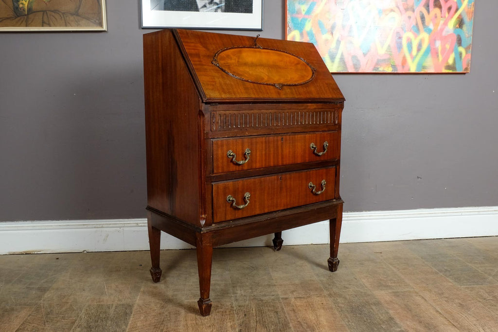 Vintage Retro Antique French Style Secretary Writing Desk Bureau