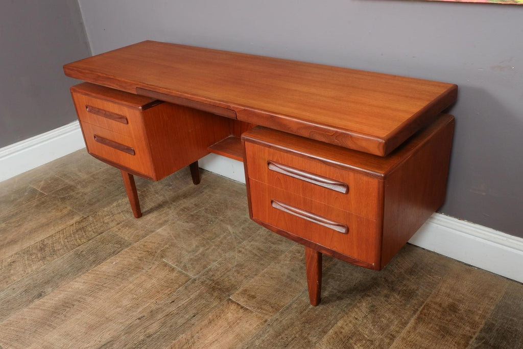 Vintage Teak G Plan Fresco Floating Dressing Table Desk