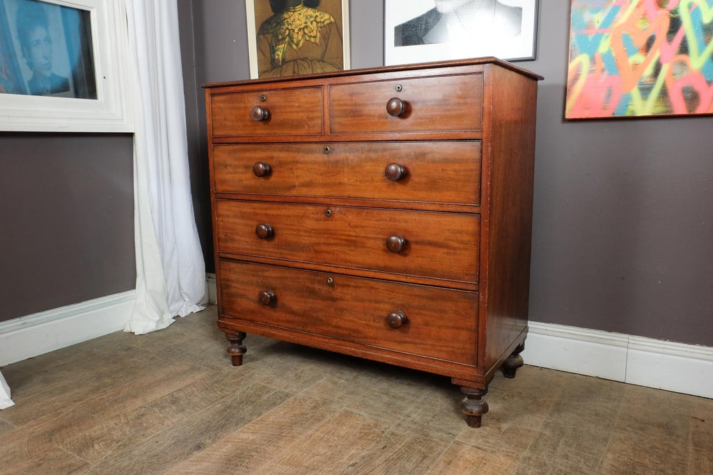 Vintage Retro Antique Mahogany Chest of Drawers