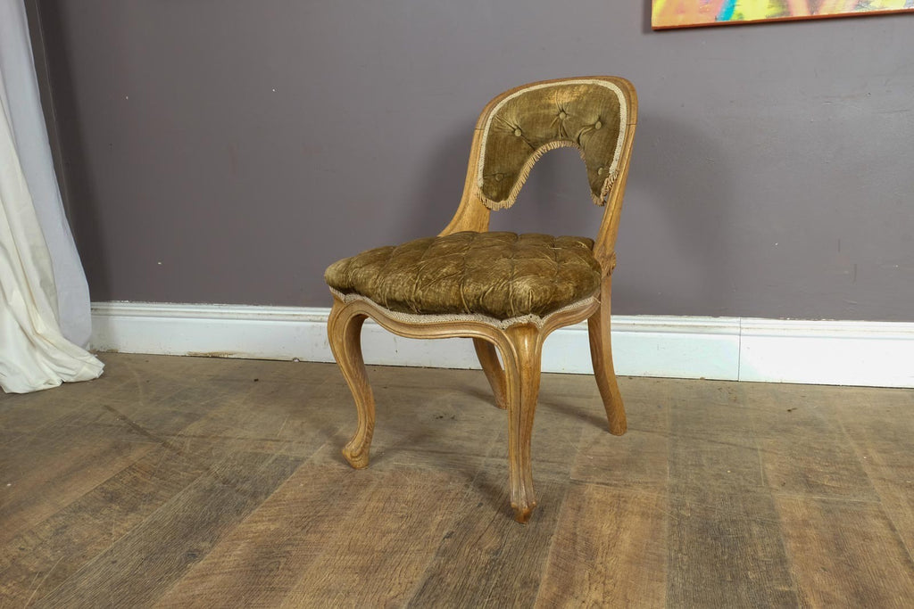 Antique  French Louis XV style walnut chair
