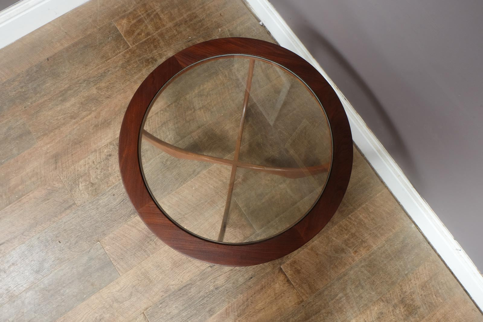 Vintage Retro G Plan Astro Teak and Glass Coffee Table