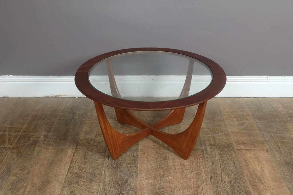 Vintage Retro G Plan Astro Teak and Glass Coffee Table