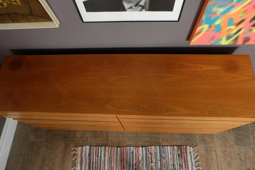 Vintage Retro Large Teak Drawer Unit Sideboard by Skovby