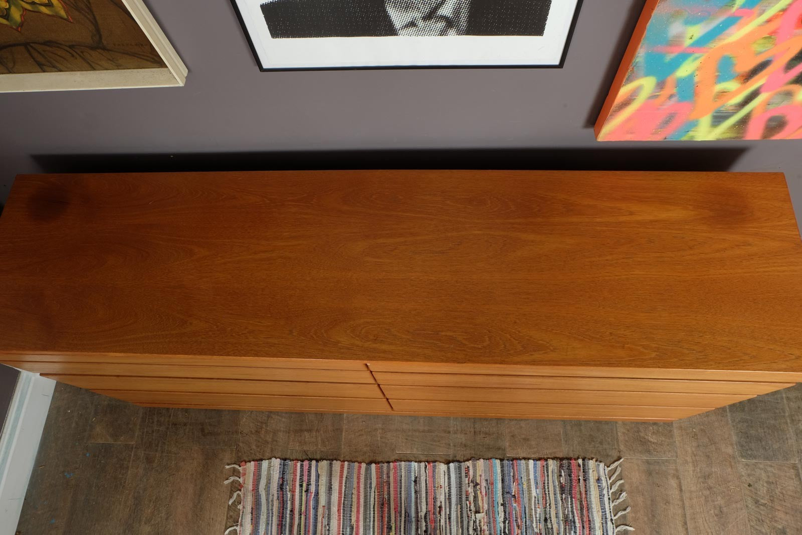 Vintage Retro Large Teak Drawer Unit Sideboard by Skovby