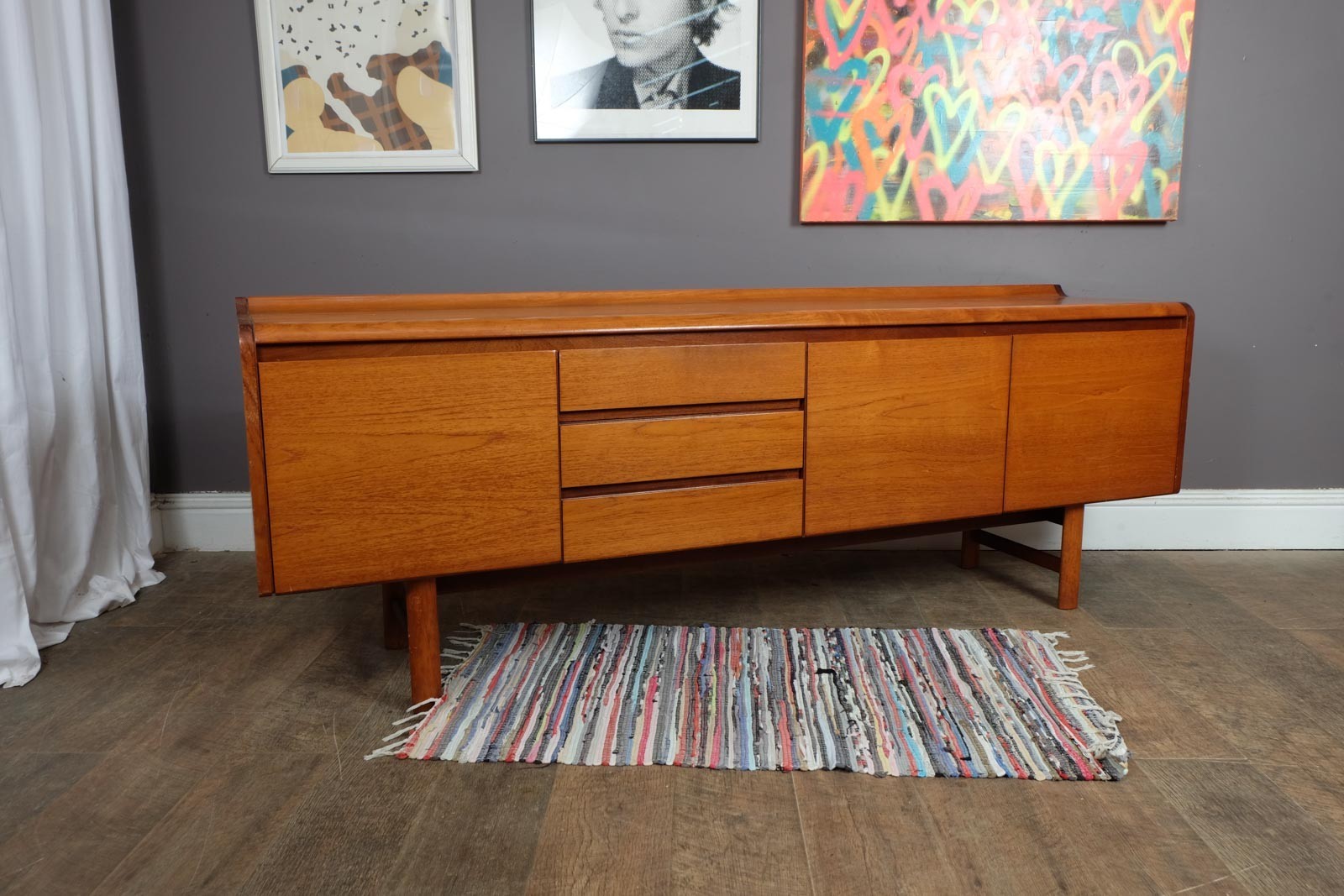 Vintage Retro Mid Century Petersfield Sideboard by White and Newton