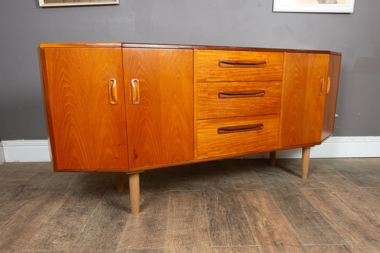 Vintage Retro G Plan Fresco Upcycled Teak Sideboard