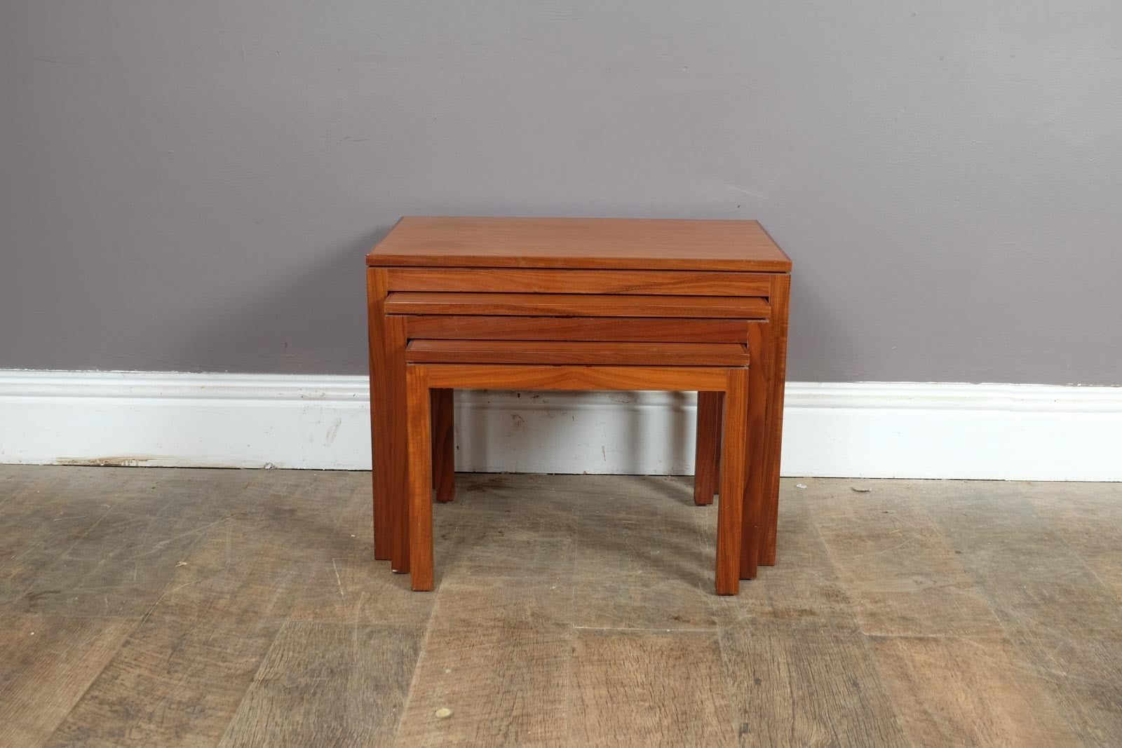 Vintage Retro Teak Nest of Tables by Remploy