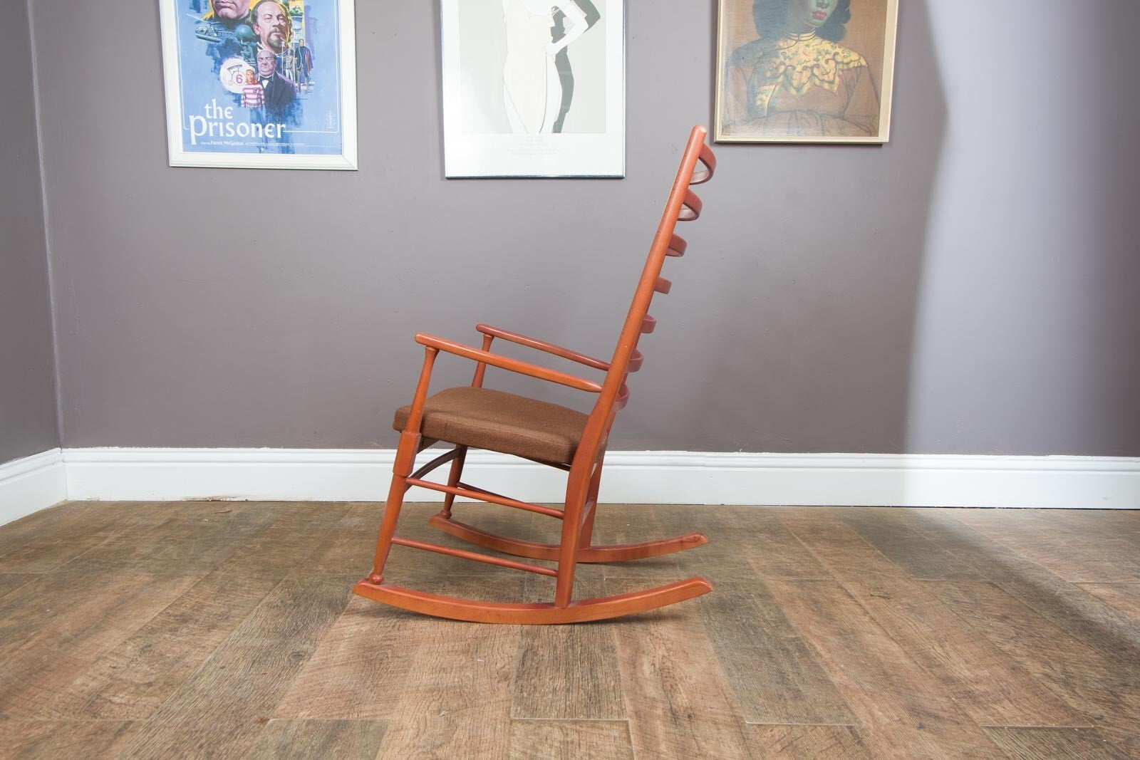 Vintage Retro Mid Century Rocking Chair by Scandart