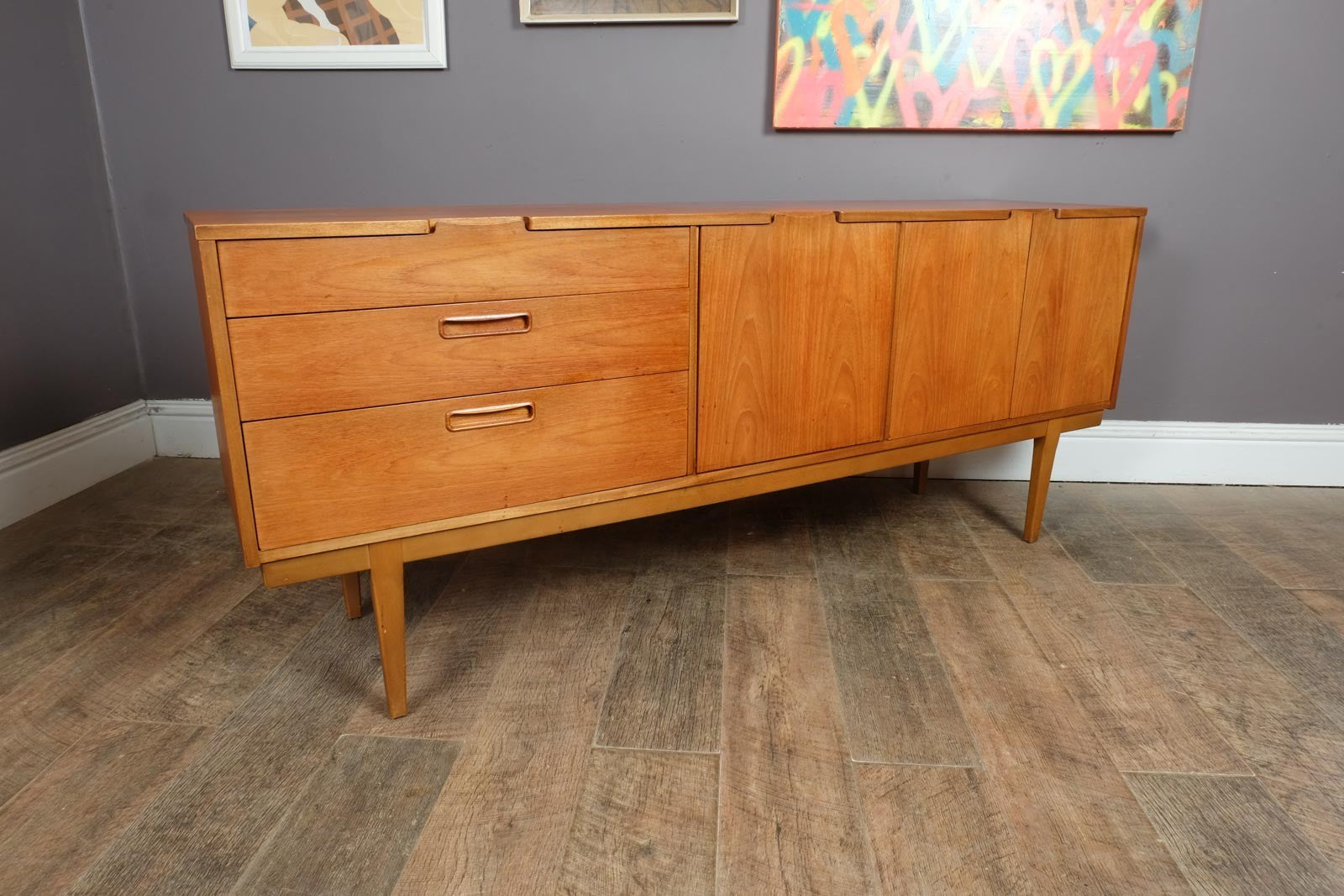 Vintage Retro Mid Century Teak Sideboard by Nathan Furniture