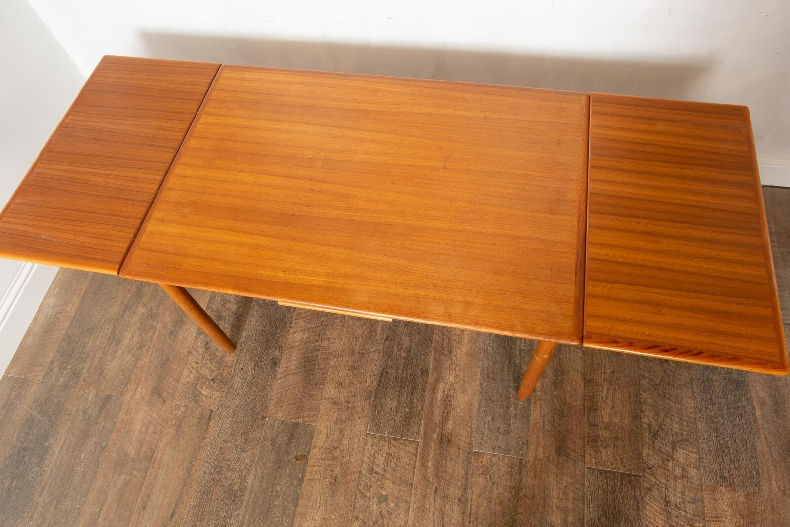 Vintage Retro Danish Teak Extending Dining Table