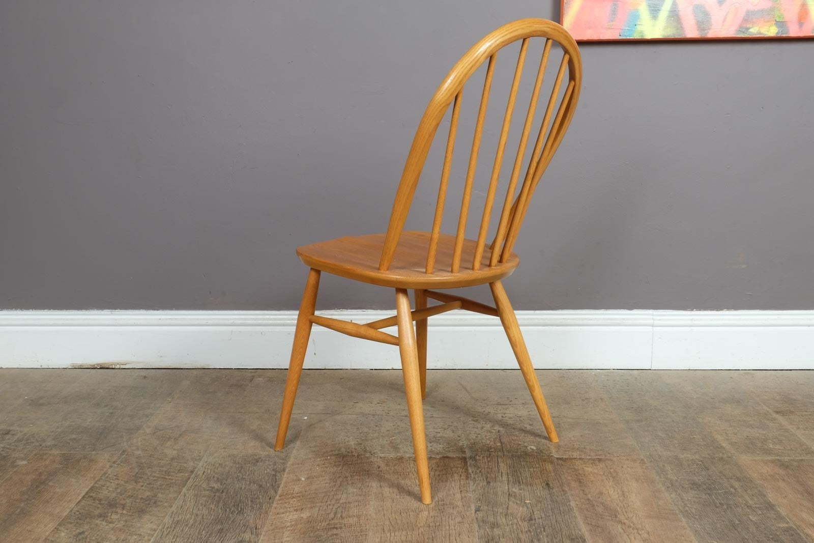 Ercol Windsor Light Elm Dining Chair - New shape