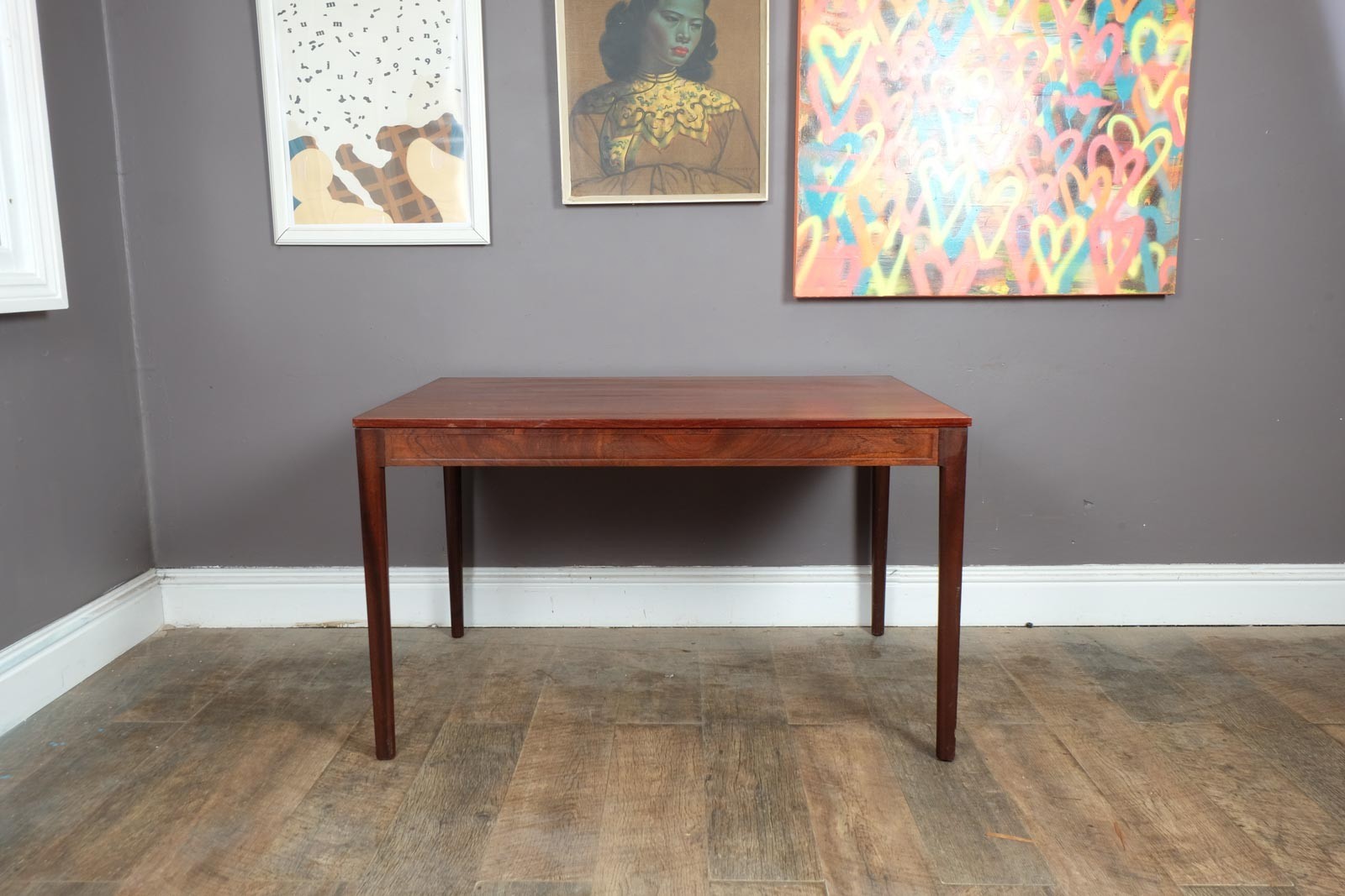 Vintage Retro Danish Scandi Rosewood Desk