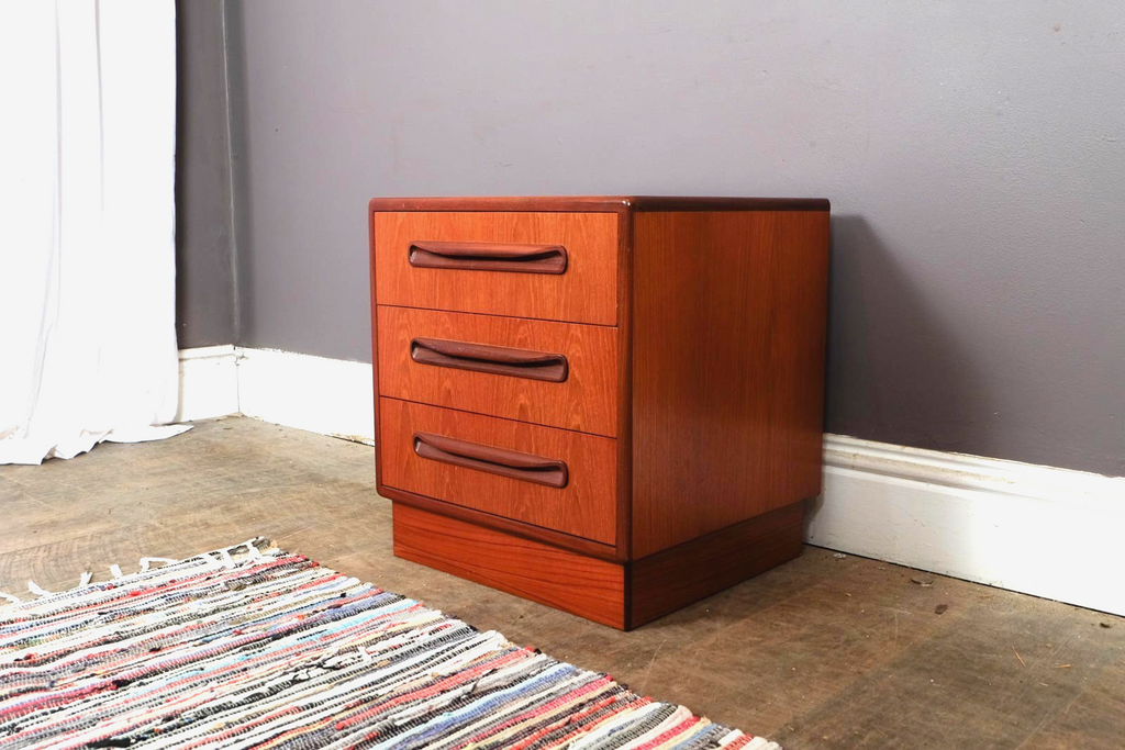 Vintage Retro G Plan Fresco 3 drawer Chest of Drawers Bedside