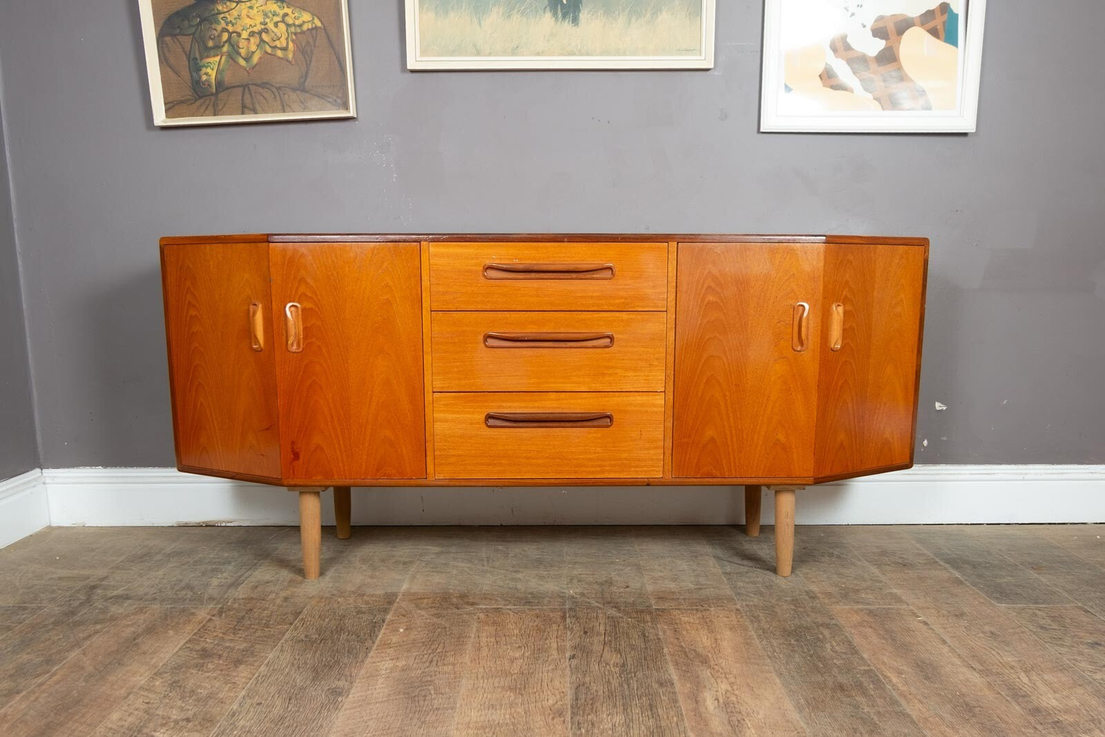 Vintage Retro G Plan Fresco Upcycled Teak Sideboard