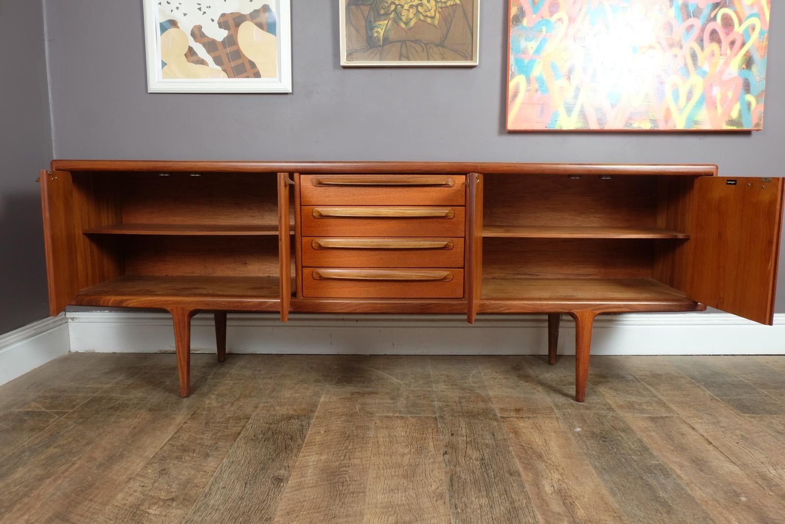 Vintage Mid Century Teak Sequence Sideboard by Younger