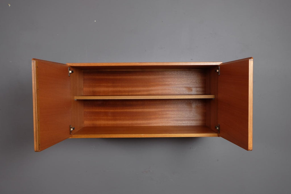 Vintage Retro Beaver and Tapley Teak Floating Cabinet