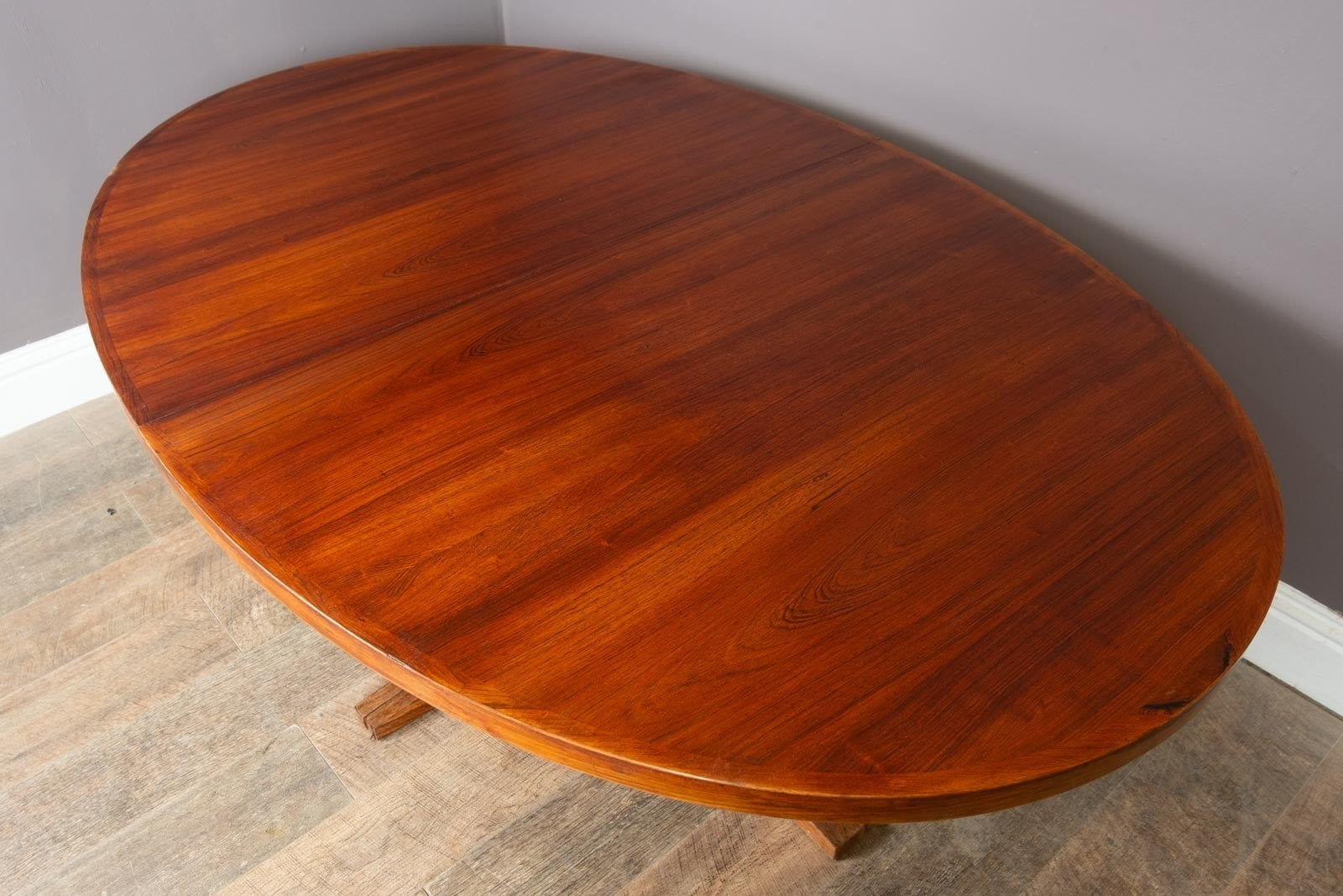 Vintage Large Danish RosewoodDining Table by John Mortensen for Heltborg Mobler
