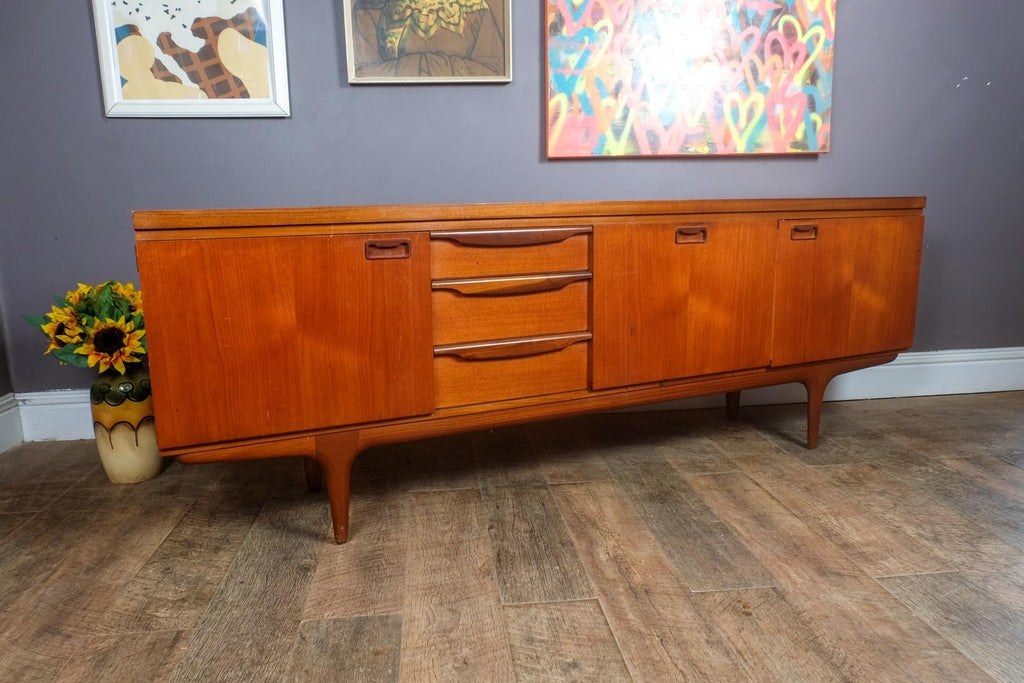 Vintage Retro Large Teak Long John Sideboard by Greaves and Thomas
