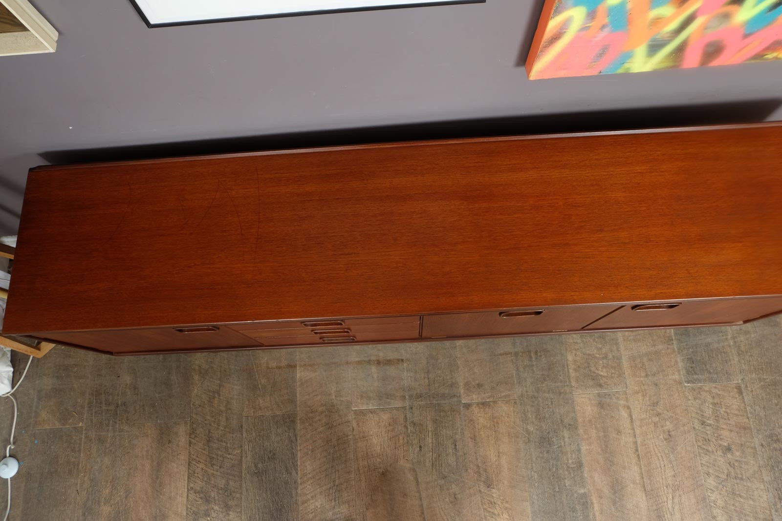 Vintage Retro Large Teak Sideboard by William Lawrence