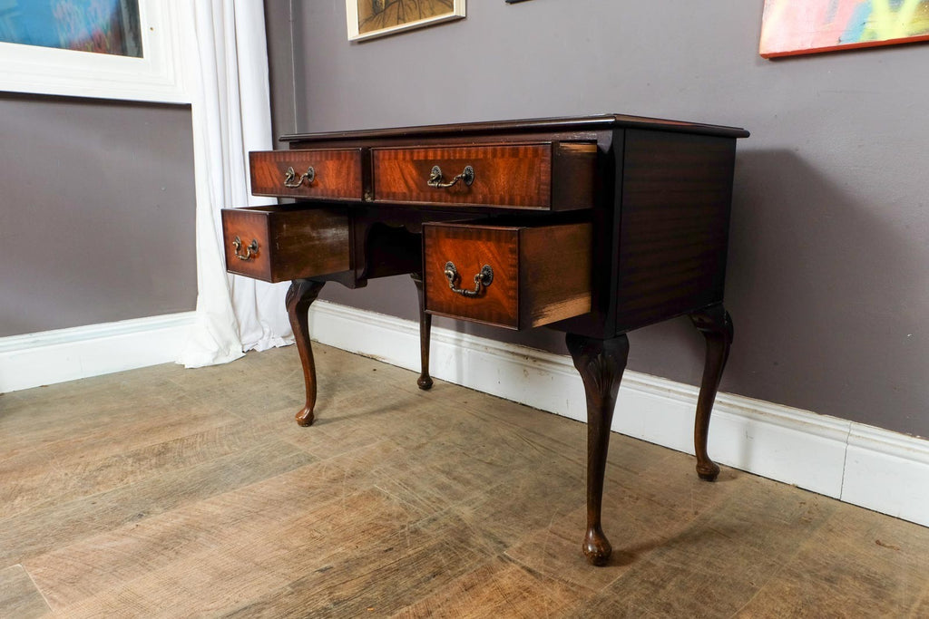 Vintage Antique Georgian Style Mahogany Writing Desk