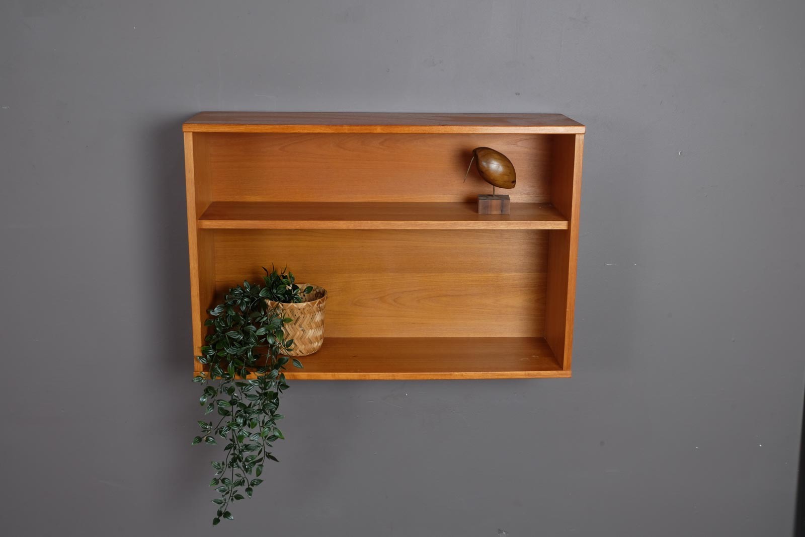 Vintage Retro Beaver and Tapley Teak Floating Shelf Unit