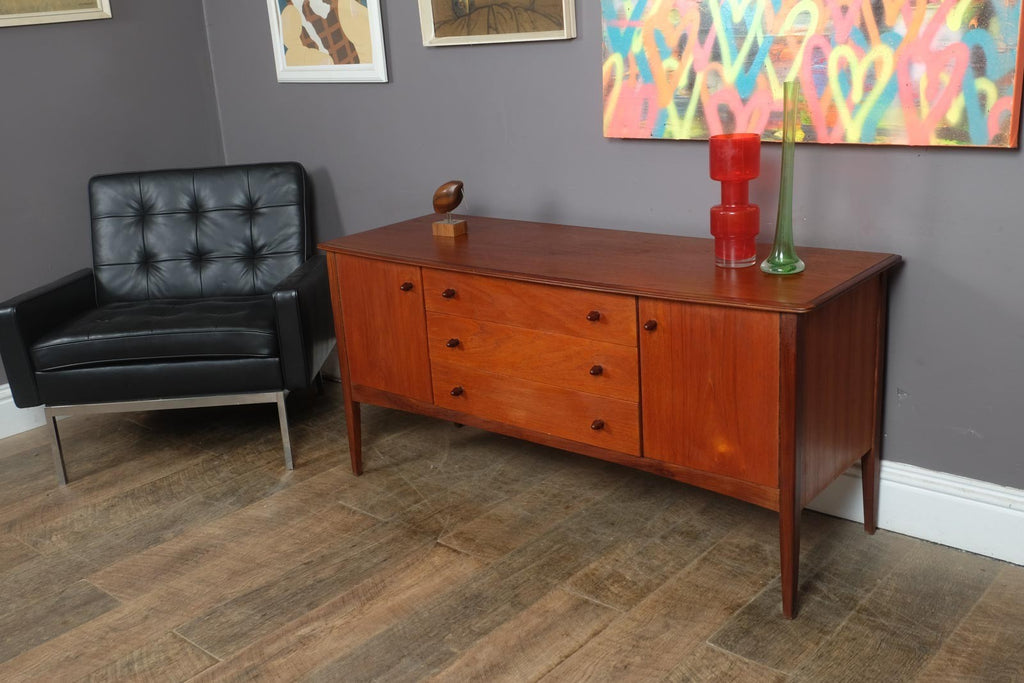 Vintage Retro Mid Century Small Teak Sideboard