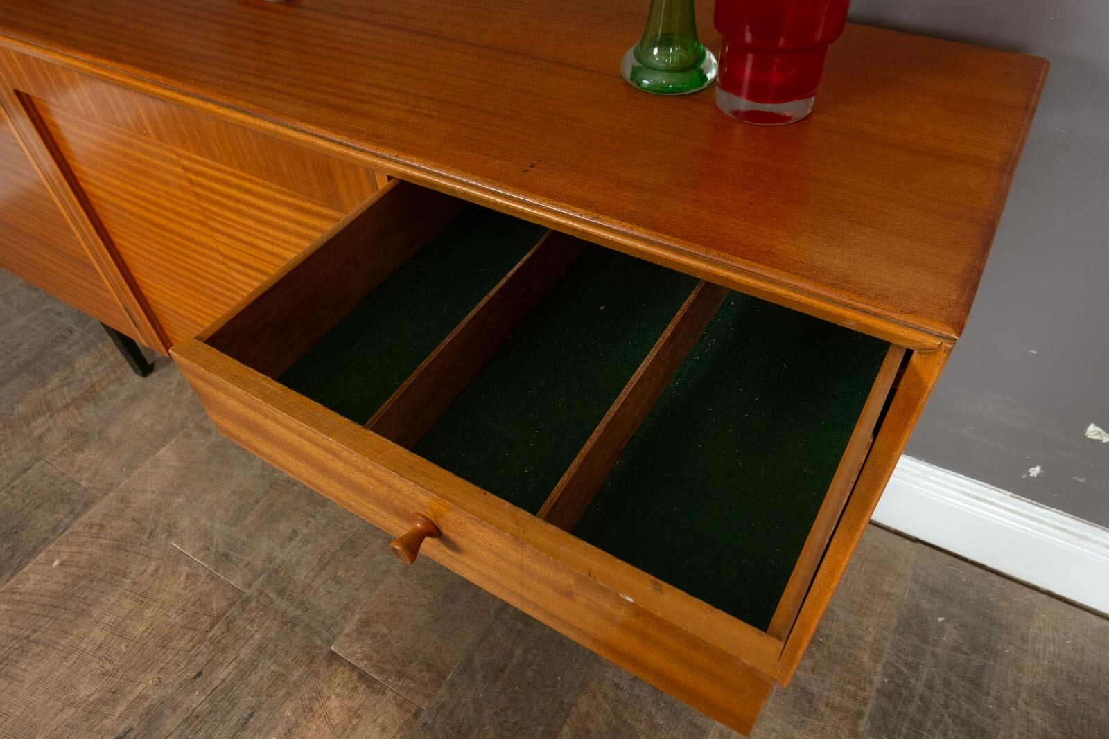 Vintage Mid Century Light Teak Sideboard by C.W.S. Ltd