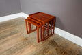 Vintage Retro Mid Century Danish Teak Nest of Tables
