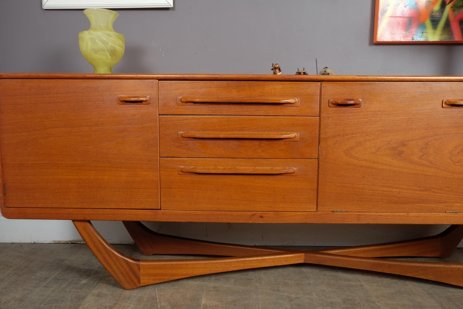 Stunning Mid-Century British Teak Sideboard by Beithcraft