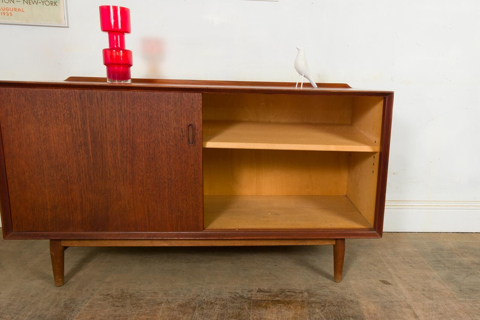 Vintage Teak Mid Century Danish Sideboard By Arne Vodder for Sibast