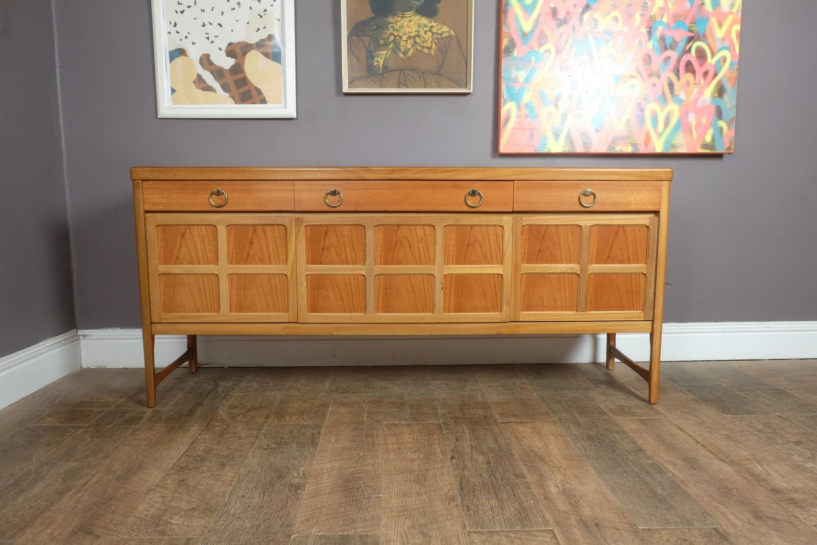 Vintage Retro Mid Century Teak sideboard by Nathan Furniture