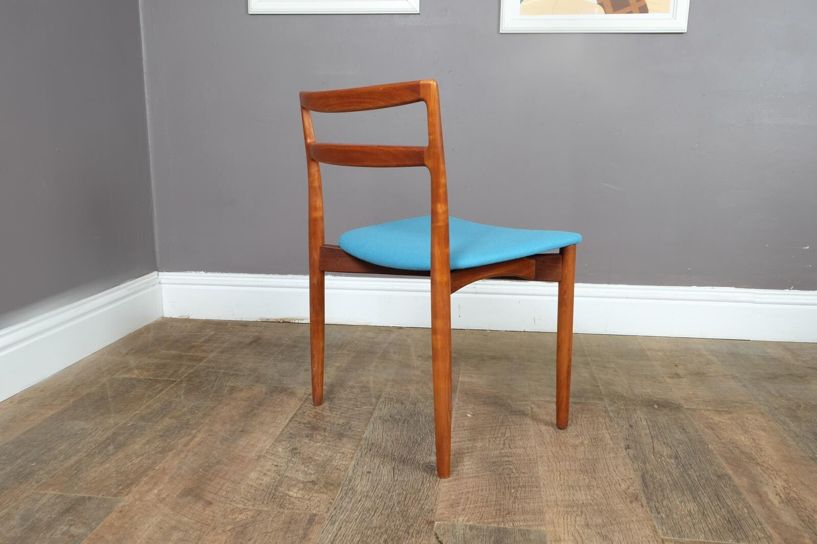 Vintage Set of 4 Teak Dining Chairs by Randers Model 61