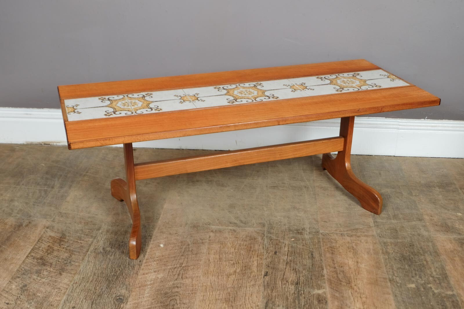 Vintage Retro Large Teak Tiled Coffee Table by G Plan