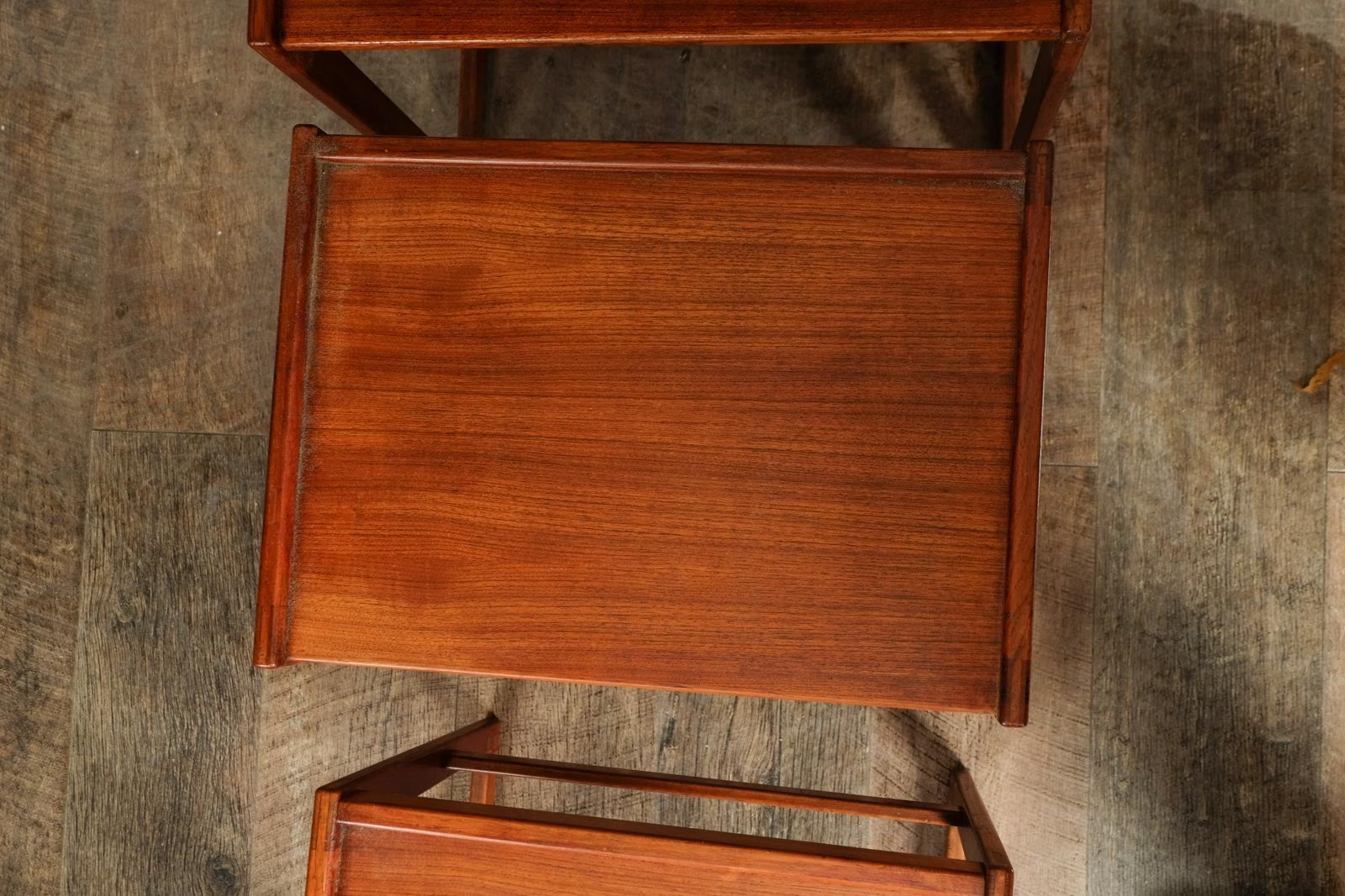 Vintage Retro Mid Century Danish Teak Nest of Tables