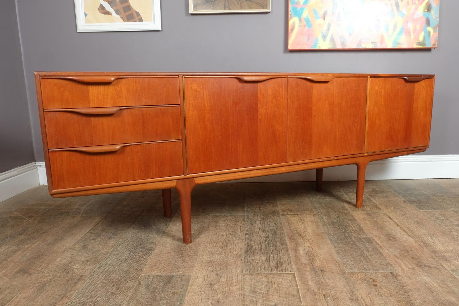 Vintage Retro Large Teak Mid Century Sideboard by McIntosh