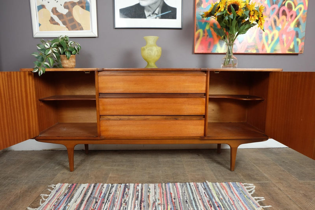 Vintage Retro Mid Century Scandi Style Sideboard by Nathan