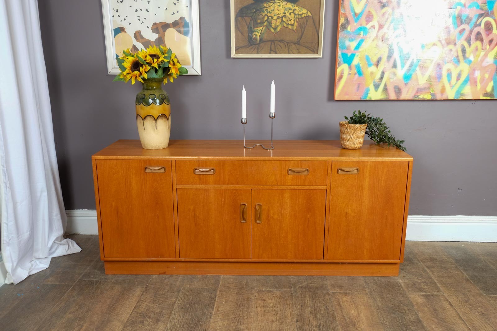 Vintage Retro G Plan Fresco Teak Sideboard cabinet