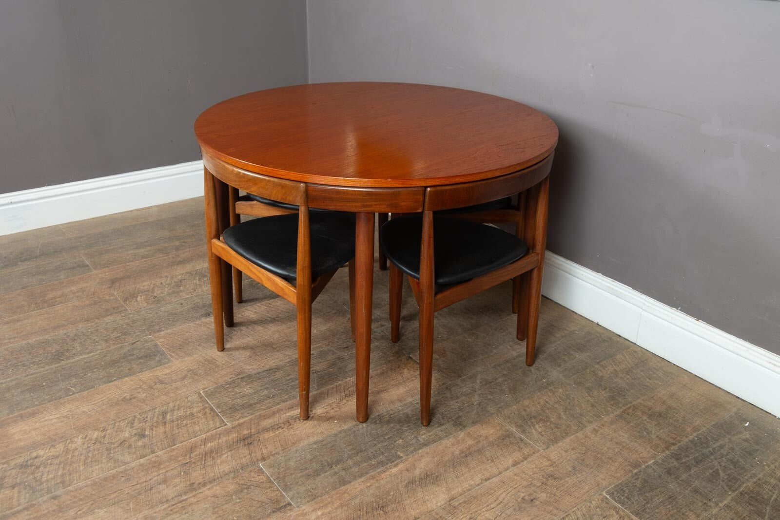 Vintage Frem Rojle Hans Olsen Dinette Dining Set Table and Chairs