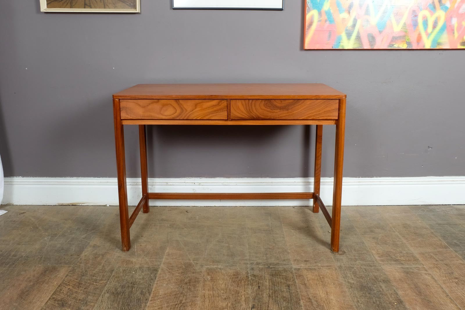 Vintage Retro Mid Century Teak Console Table by McIntosh