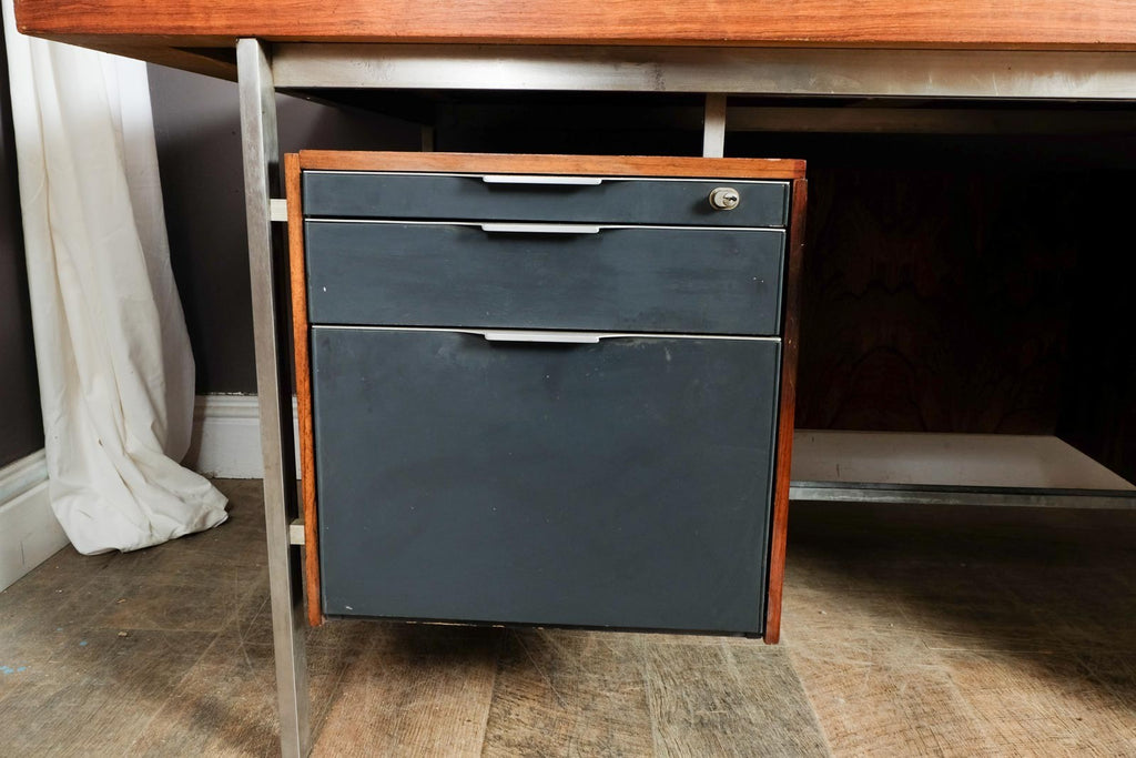 Vintage Retro Mid Century Rosewood Desk by Koenig + Neurath