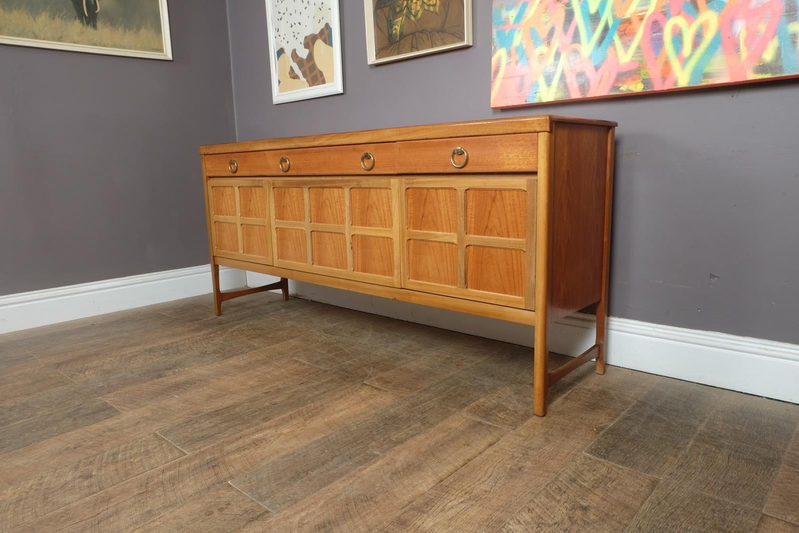 Vintage Retro Mid Century Teak sideboard by Nathan Furniture
