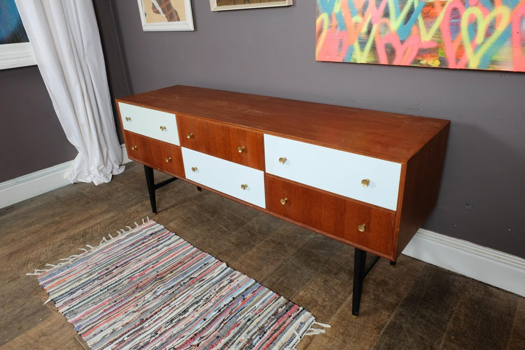 Vintage Retro Mid Century Drawers Sideboard by Meredew