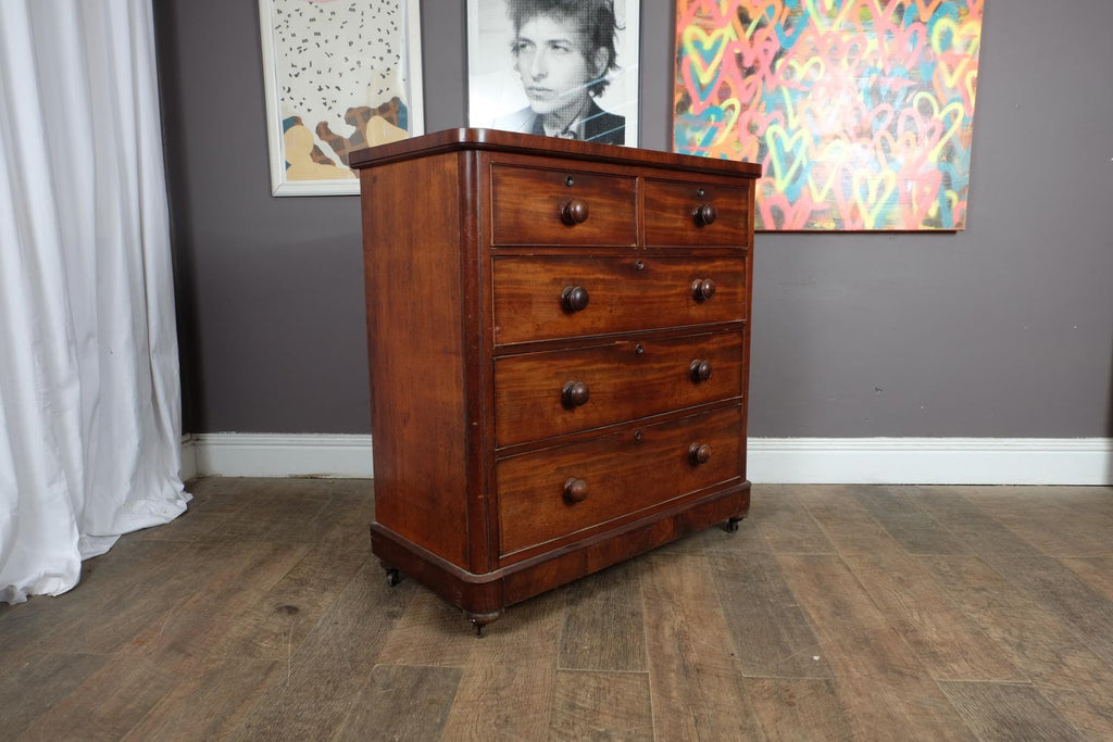 Antique Victorian Mahogany Chest of Drawers