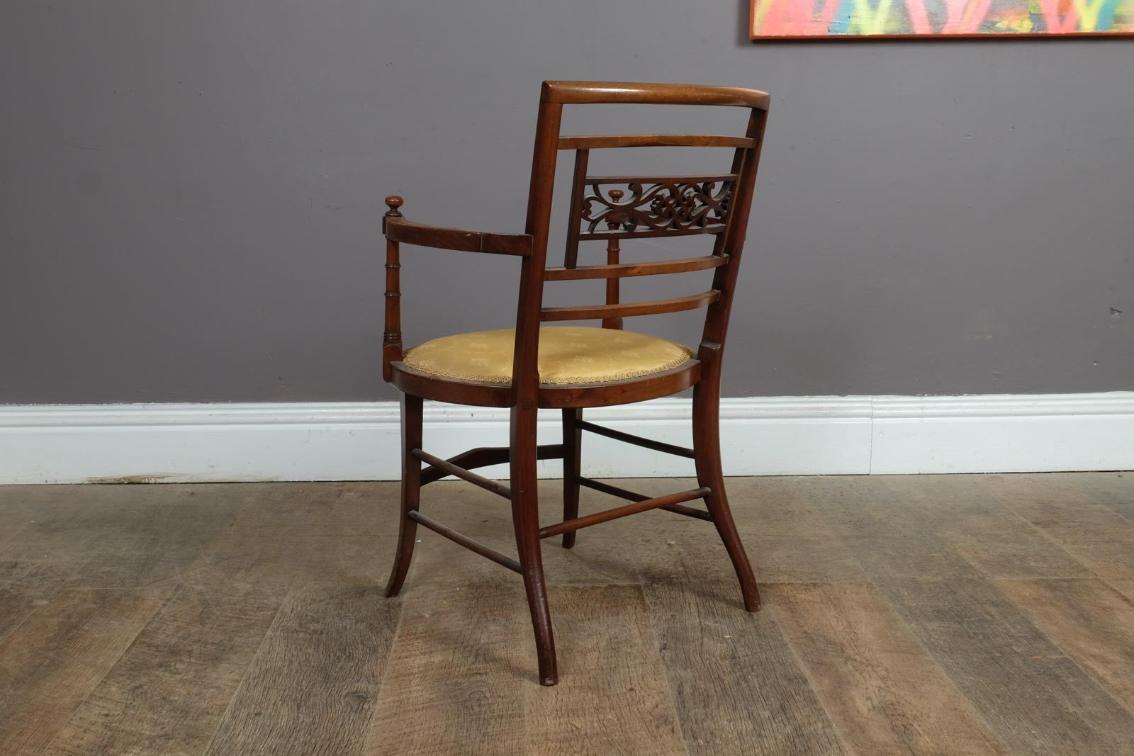 Vintage Retro Jacobean Style Chair