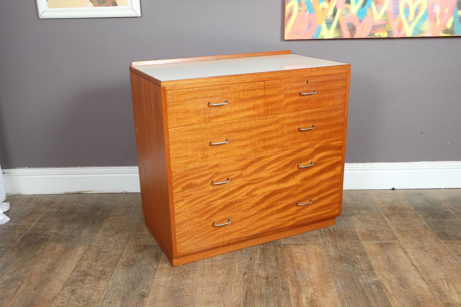 Vintage Retro Remploy MOD Chest of Drawers