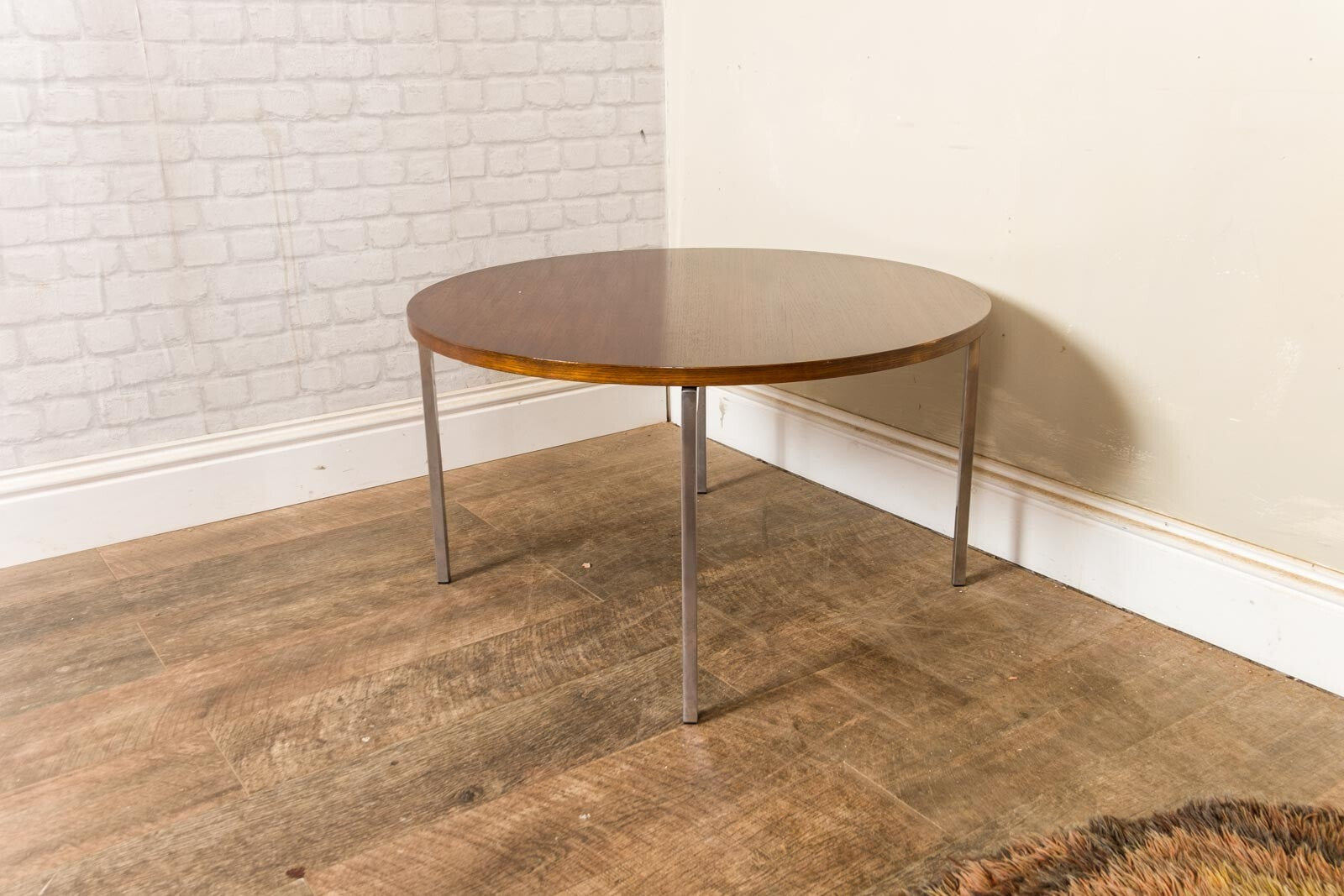 Vintage Coffee table from Parallel Bar series, designed by Florence Knoll