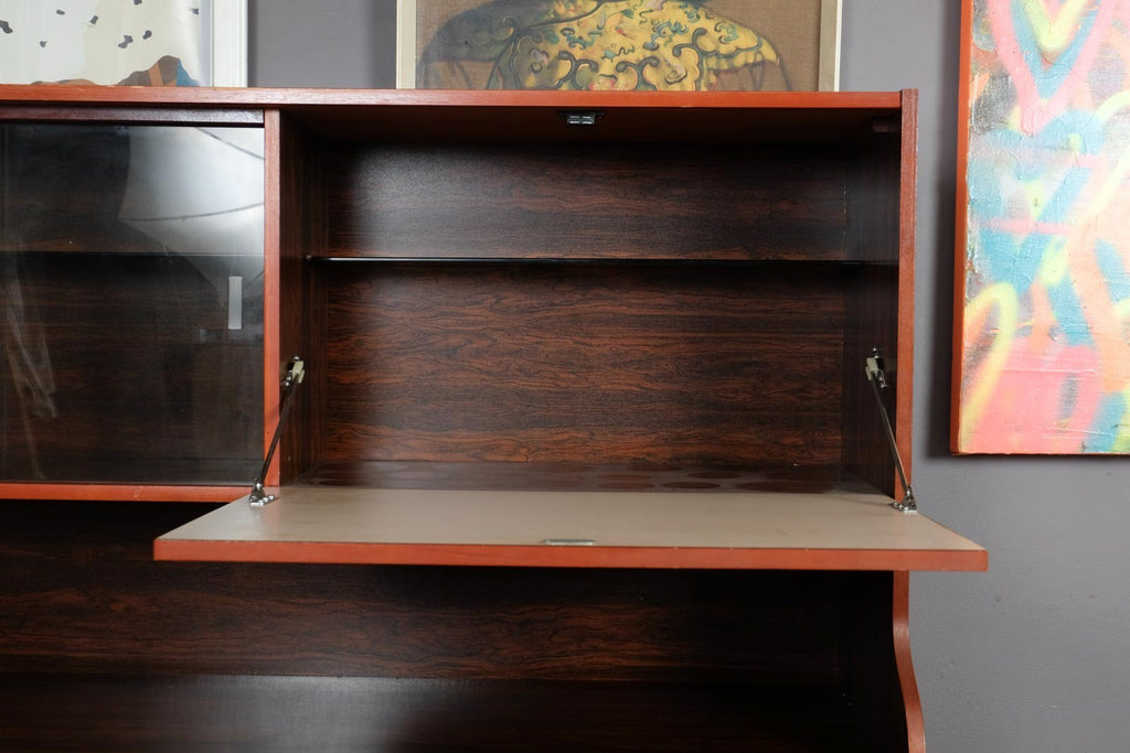 Vintage Retro Rosewood Mid Century Highboard by Schreiber