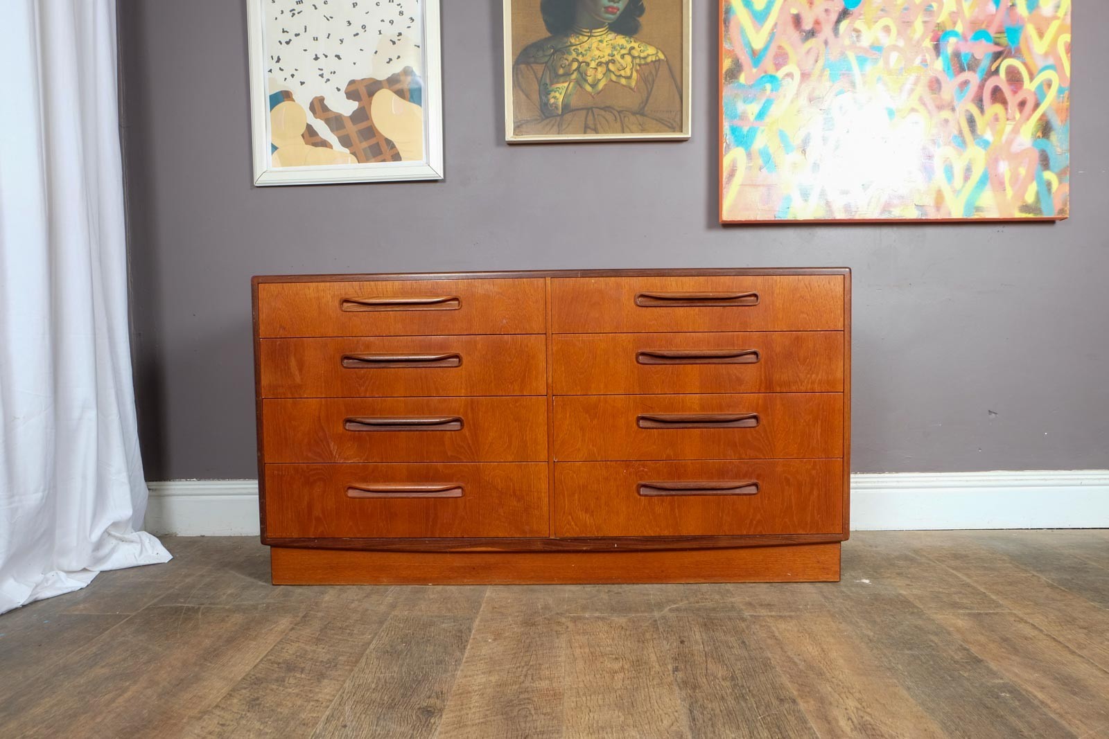 Vintage Retro G Plan Fresco Teak Large Chest of Drawers