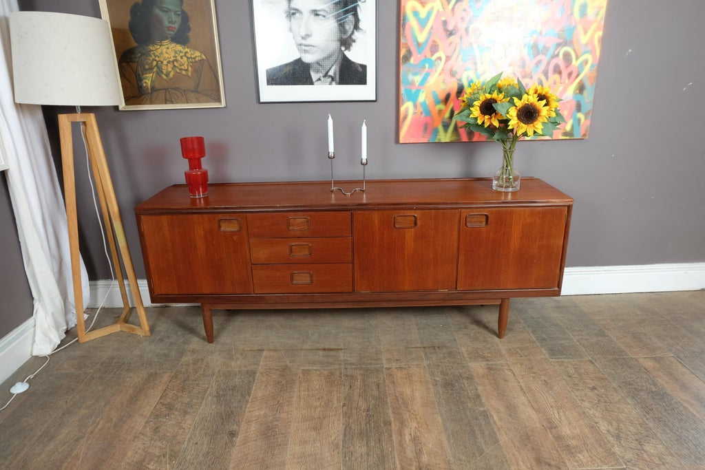 Vintage Retro Large Teak Sideboard by William Lawrence